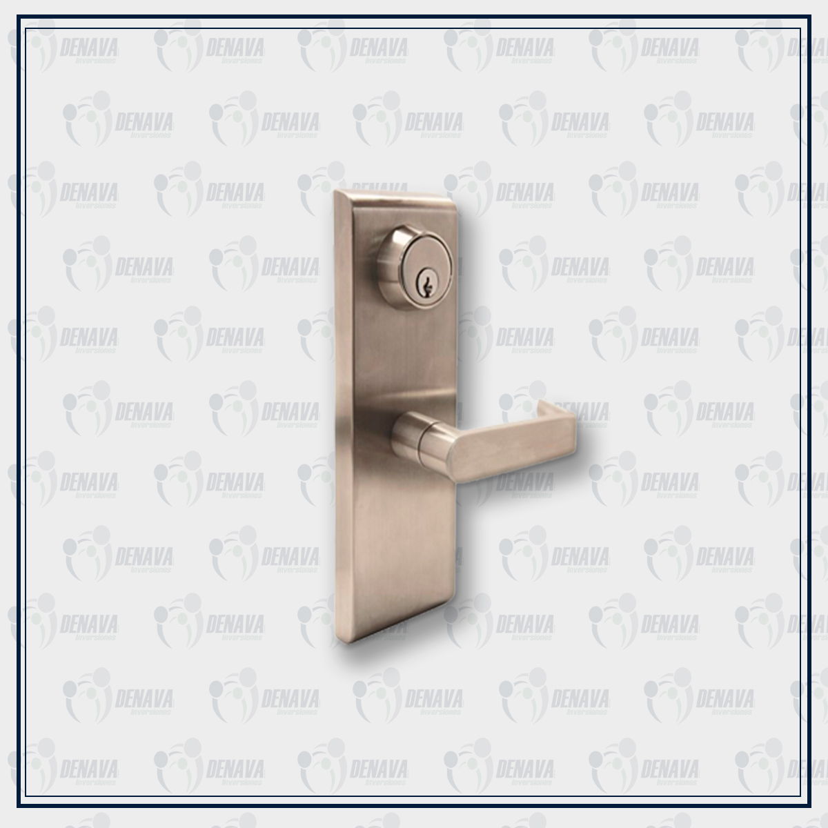 Manija rectangular para barra antipanico